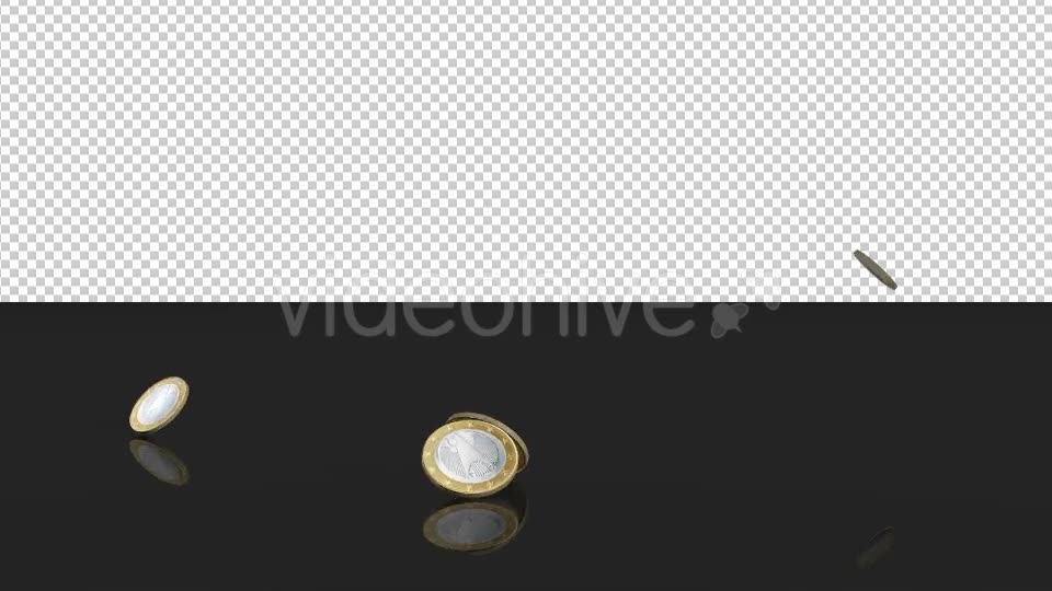 Falling 1 Euro Coins - Download Videohive 20004418