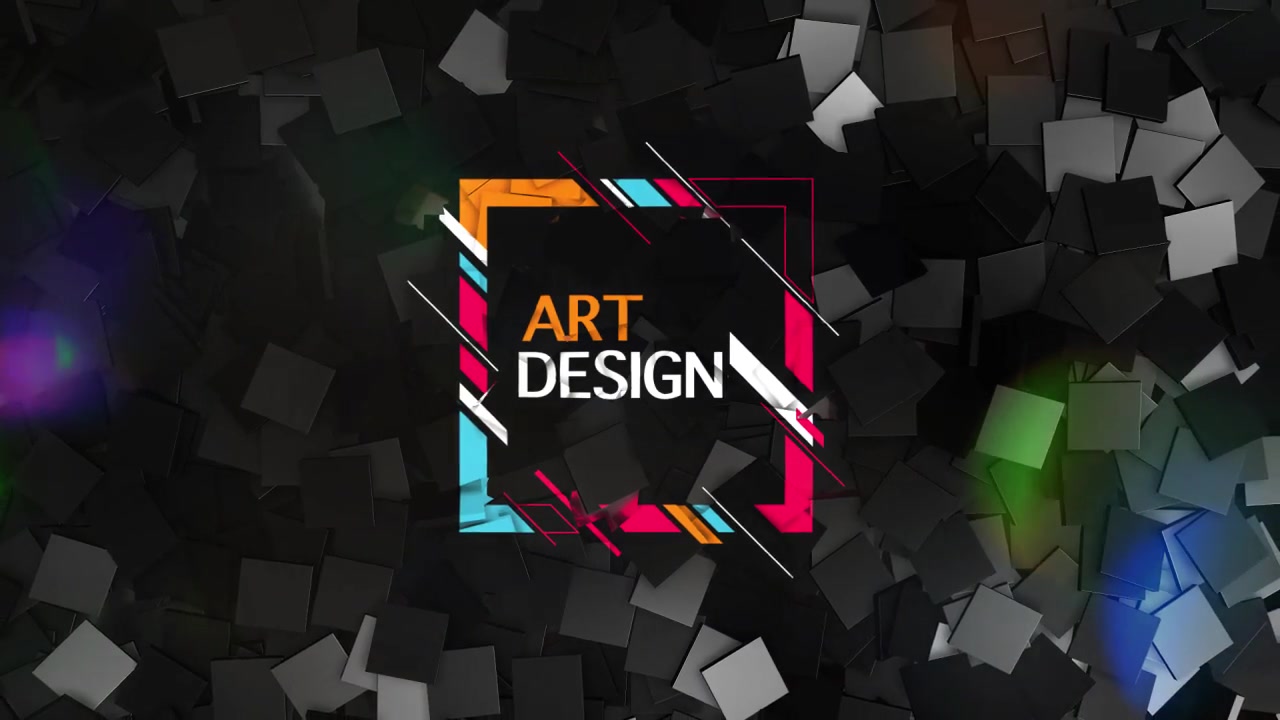 Falling Shapes Projection Logo Reveal Videohive 24254260 After Effects Image 10