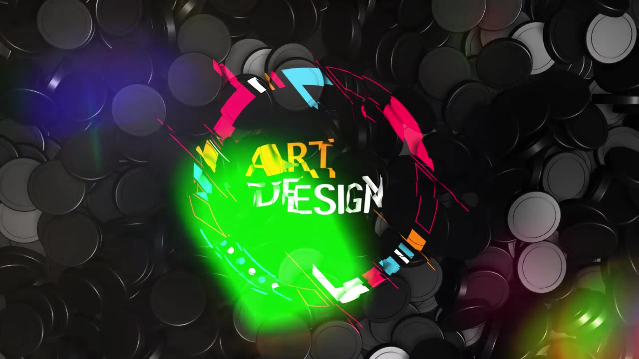Falling Shapes Projection Logo Reveal Videohive 24254260 After Effects Image 2