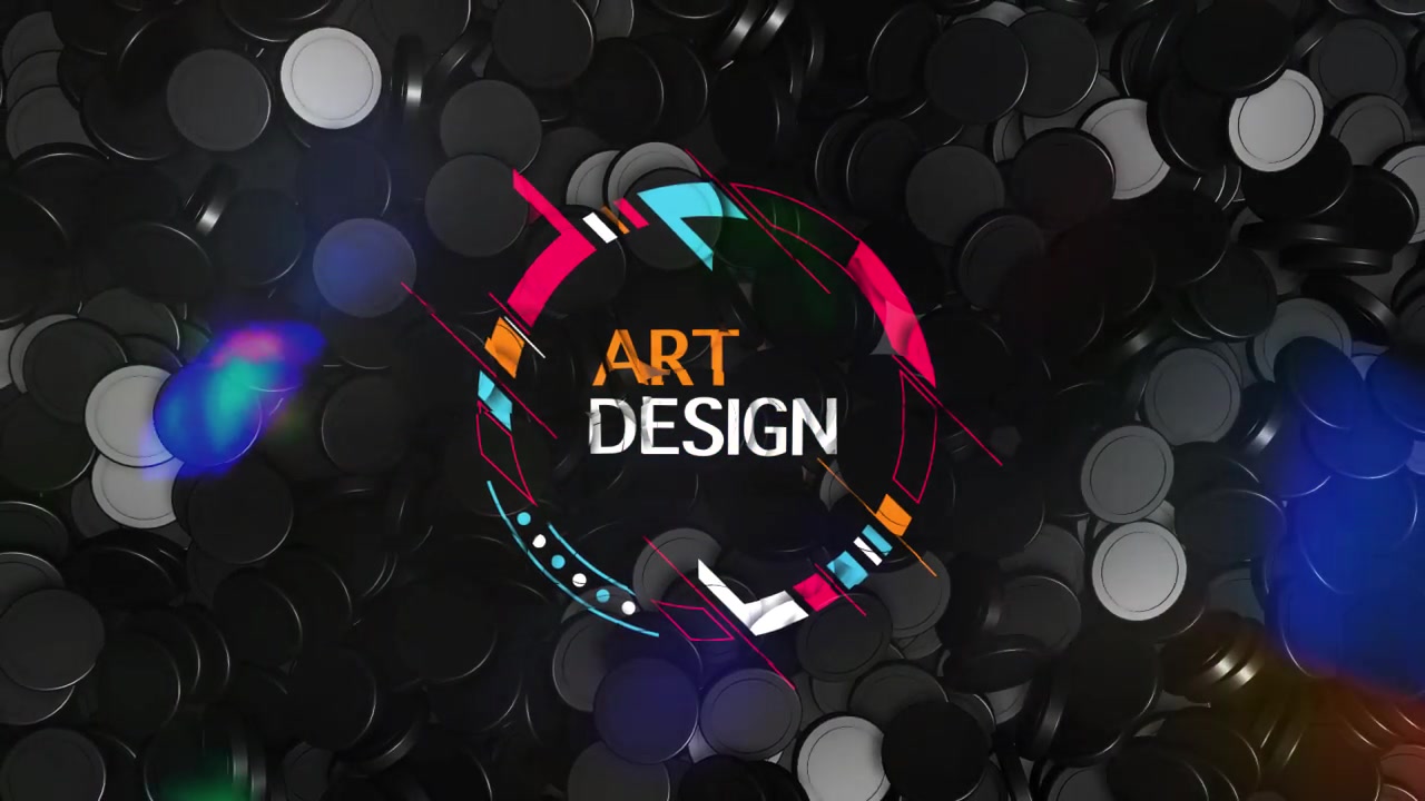 Falling Shapes Projection Logo Reveal Videohive 24254260 After Effects Image 3
