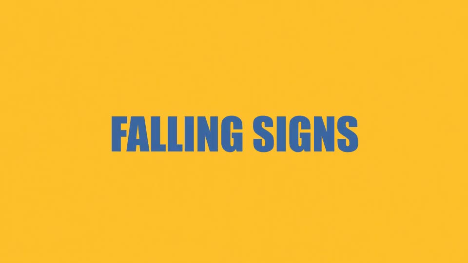 Falling Signs Videohive 15592245 After Effects Image 1