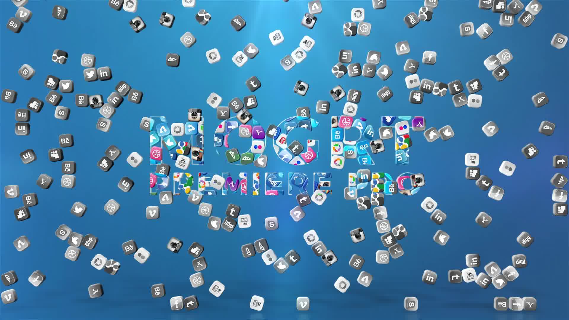 Falling Social Icons Title Reveal (Mogrt) Videohive 23702994 Premiere Pro Image 10