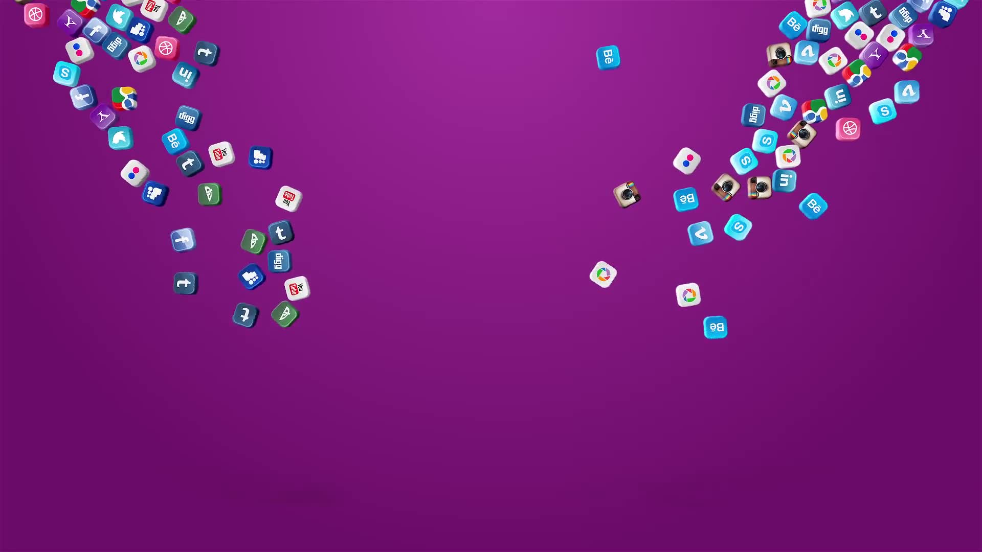 Falling Social Icons Title Reveal (Mogrt) Videohive 23702994 Premiere Pro Image 6