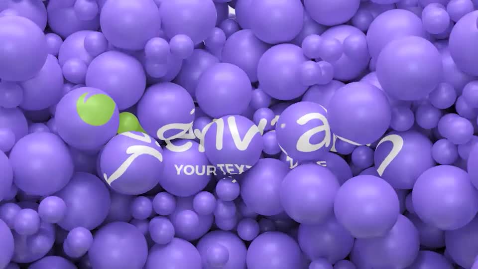 Falling Sphere Colorful Balls Logo Reveal & Transitions Videohive 31852637 After Effects Image 1