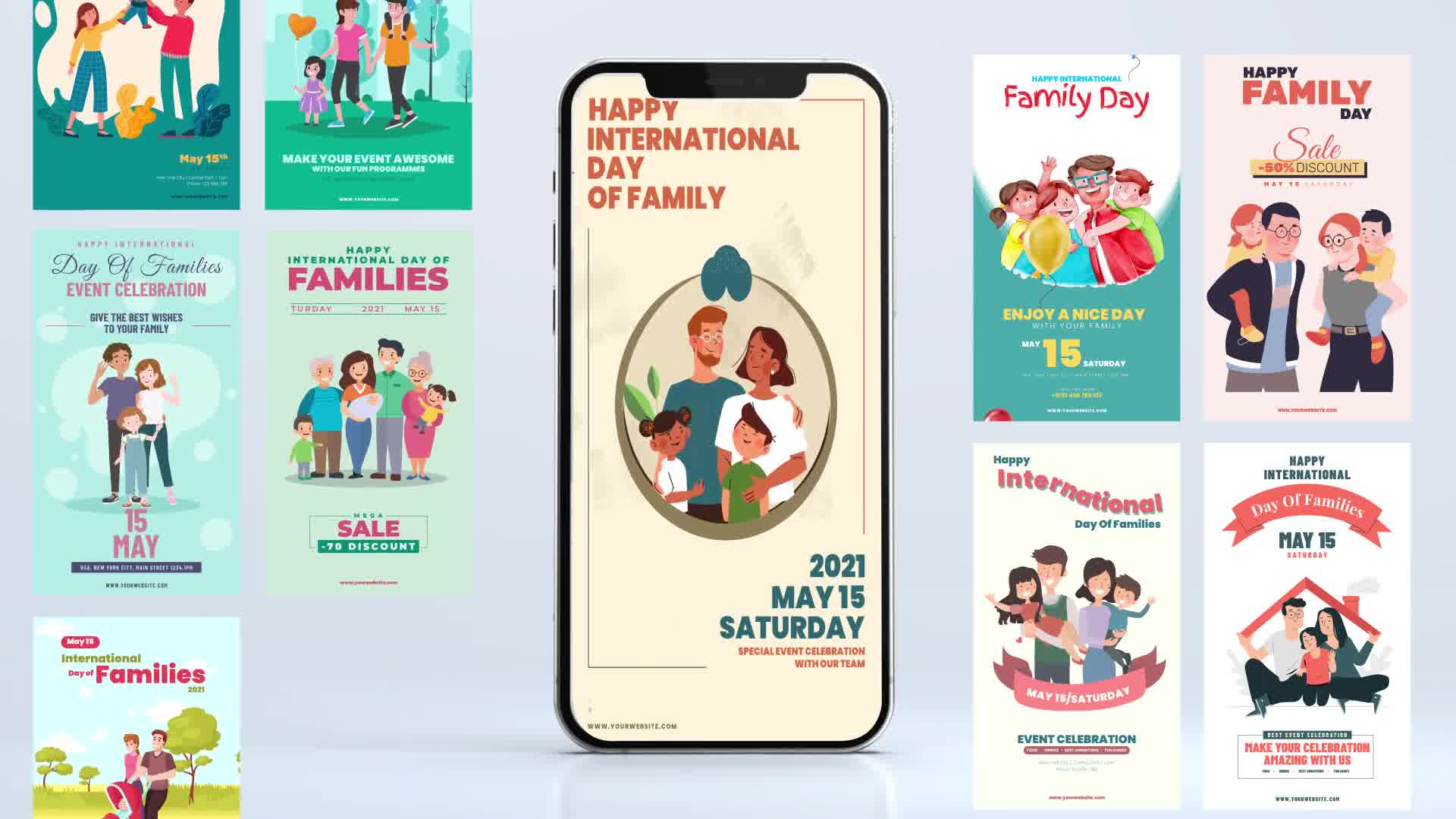 Family Day Instagram Stories B60 Videohive 31947353 After Effects Image 10