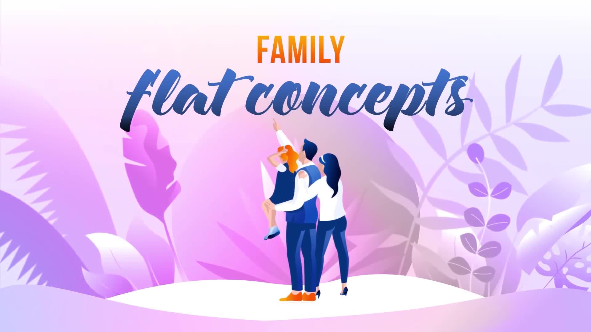 Family Flat Concept Videohive 27646523 After Effects Image 1