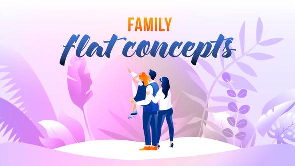 Family Flat Concept - 27646523 Videohive Download