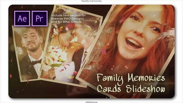Family Memories Cards Slideshow - 28253262 Download Videohive