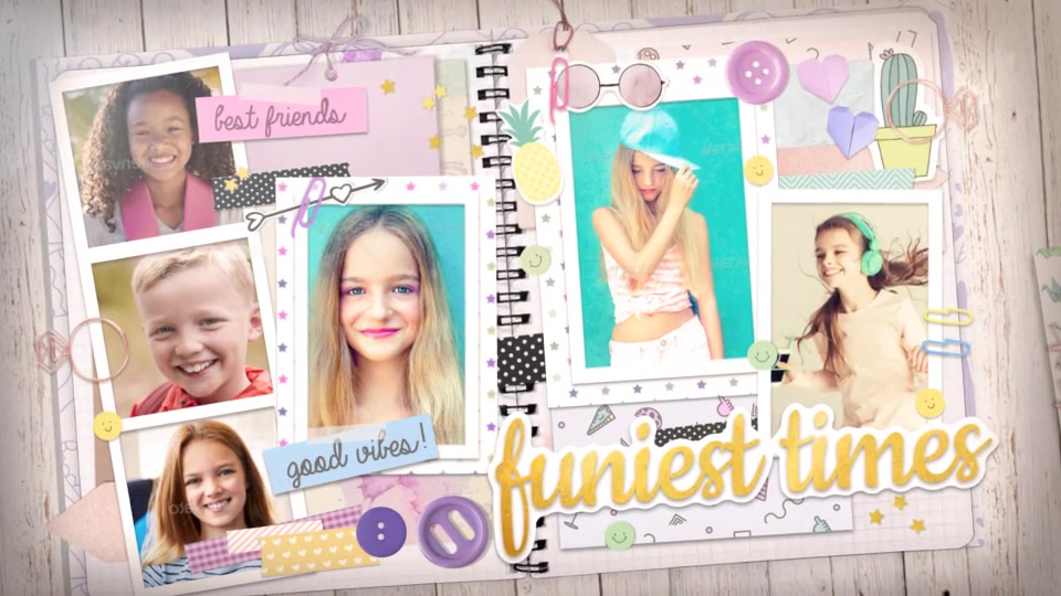 Family Memories Kids Photo Album Videohive 32142085 After Effects Image 3