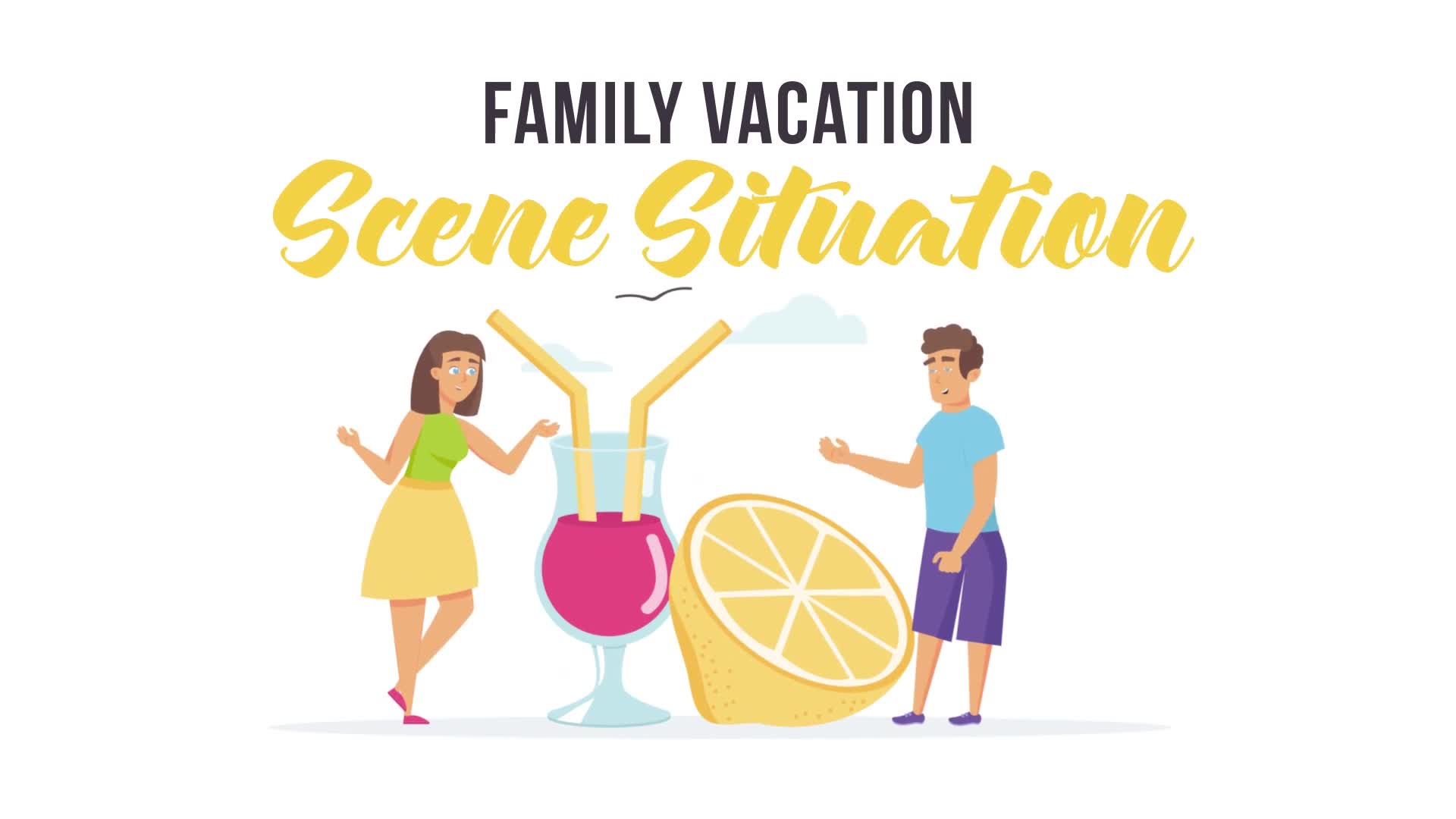 Family vacation Scene Situation Videohive 28255743 After Effects Image 1