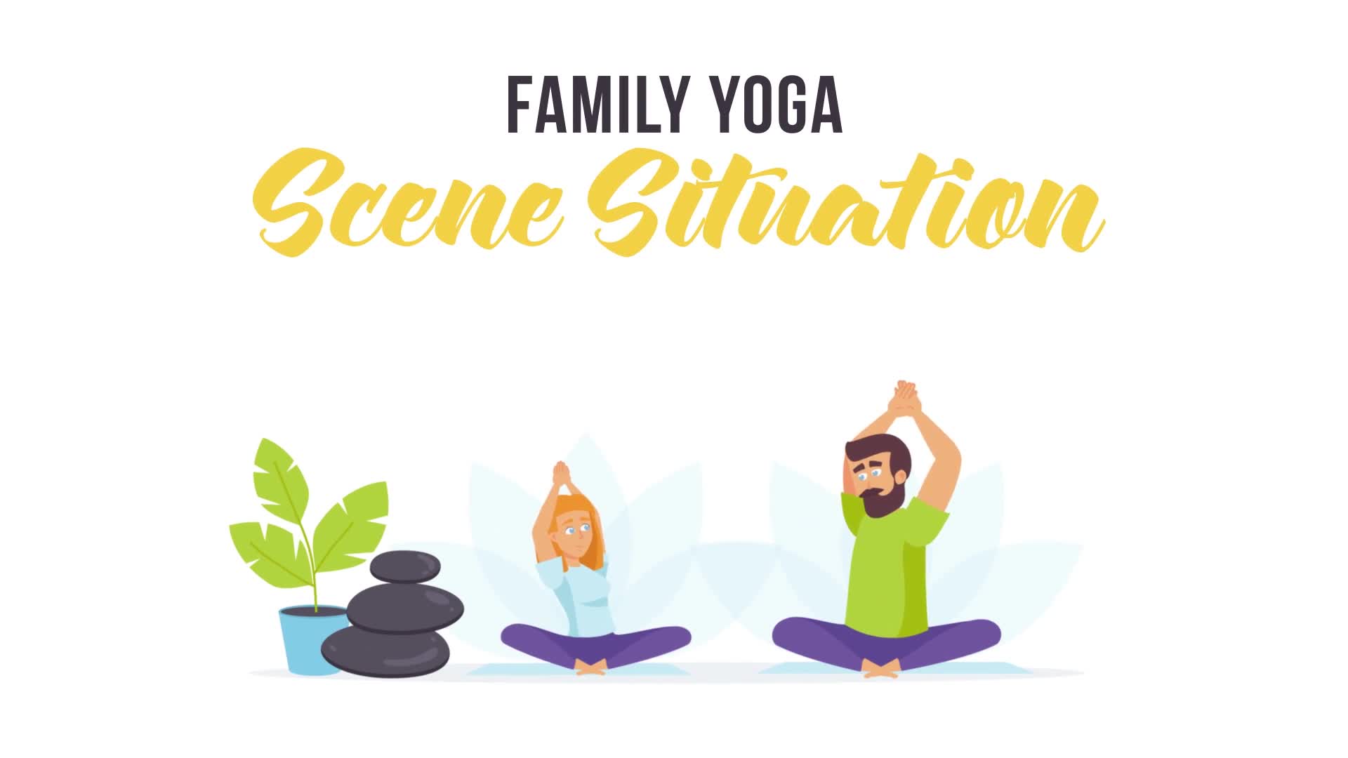 Family yoga Scene Situation Videohive 28256082 After Effects Image 1