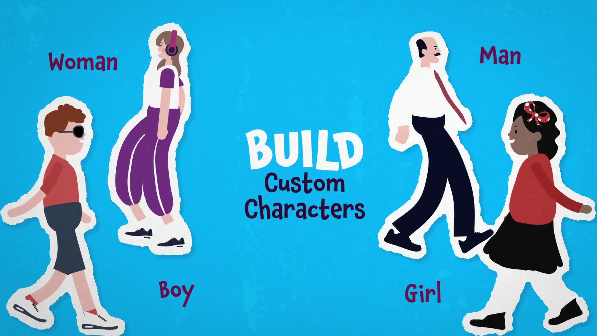 Fantastic Characters Walk Cycles Videohive 30082110 After Effects Image 2