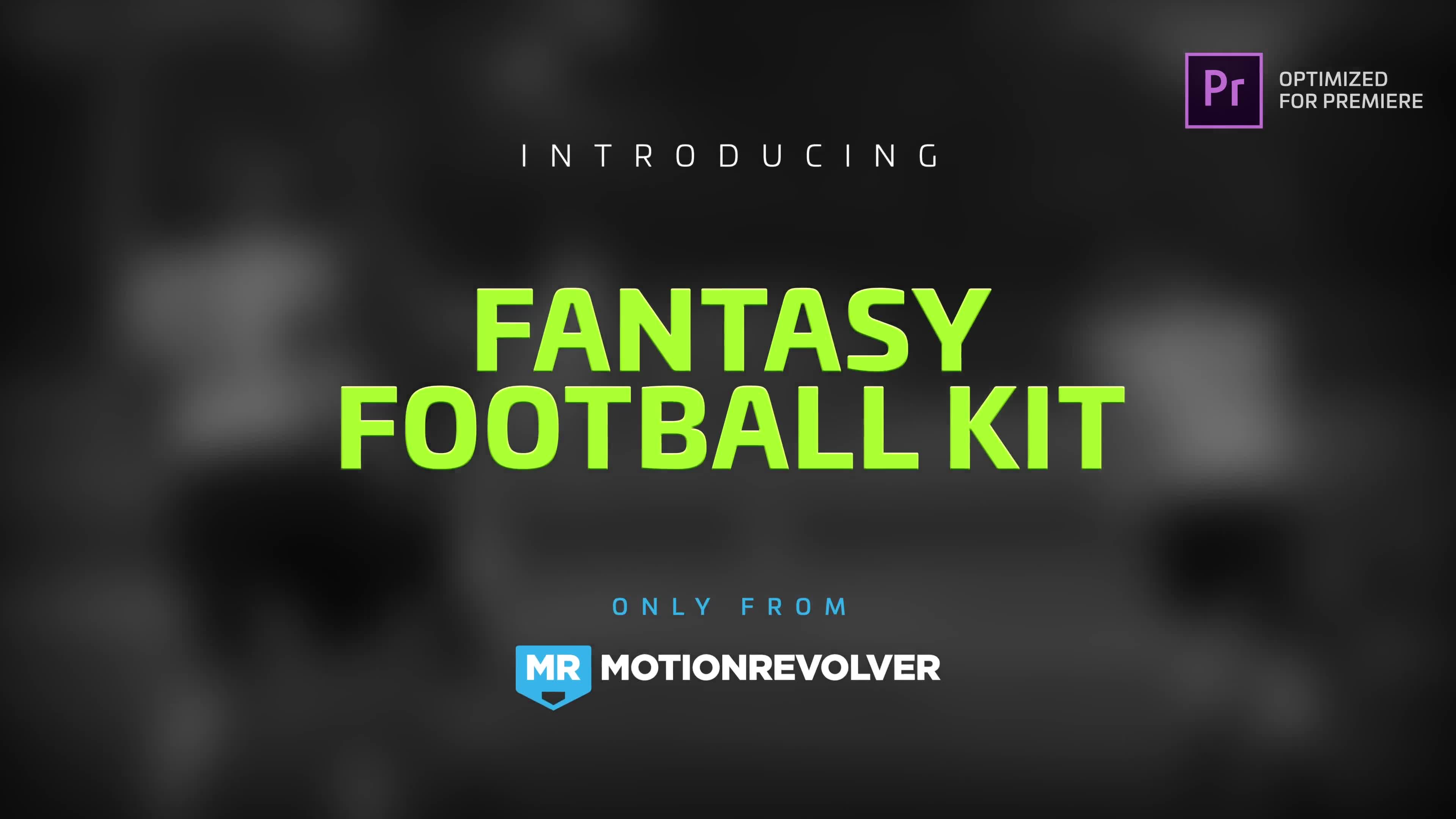Fantasy Football Kit | Mogrt for Premiere Pro - Download Videohive 22607548