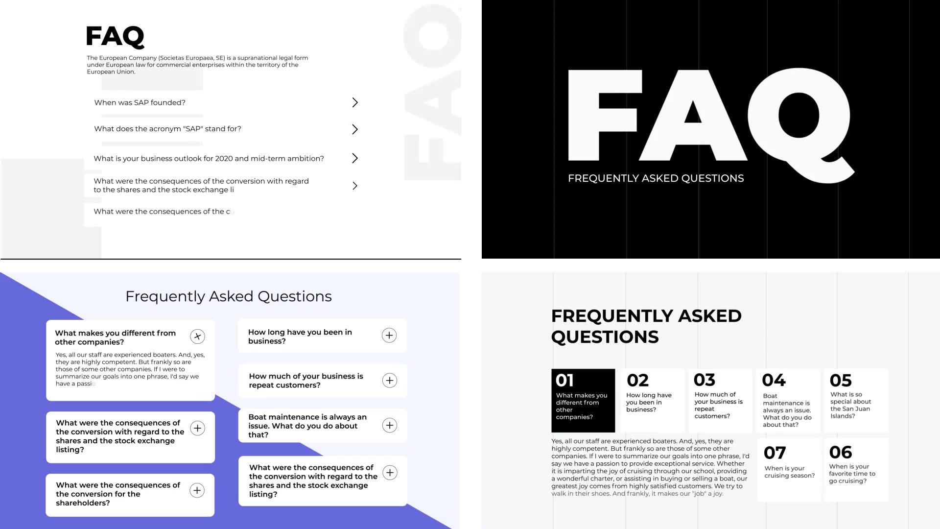 FAQ Frequently Asked Questions Answers Videohive 31989449 After Effects Image 2