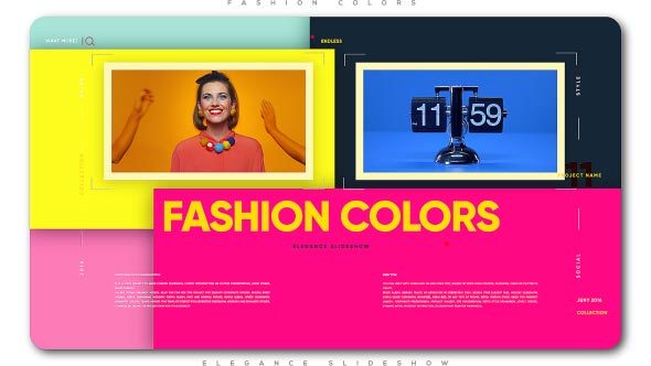 Fashion Colors Elegance Slideshow - Download Videohive 21541572