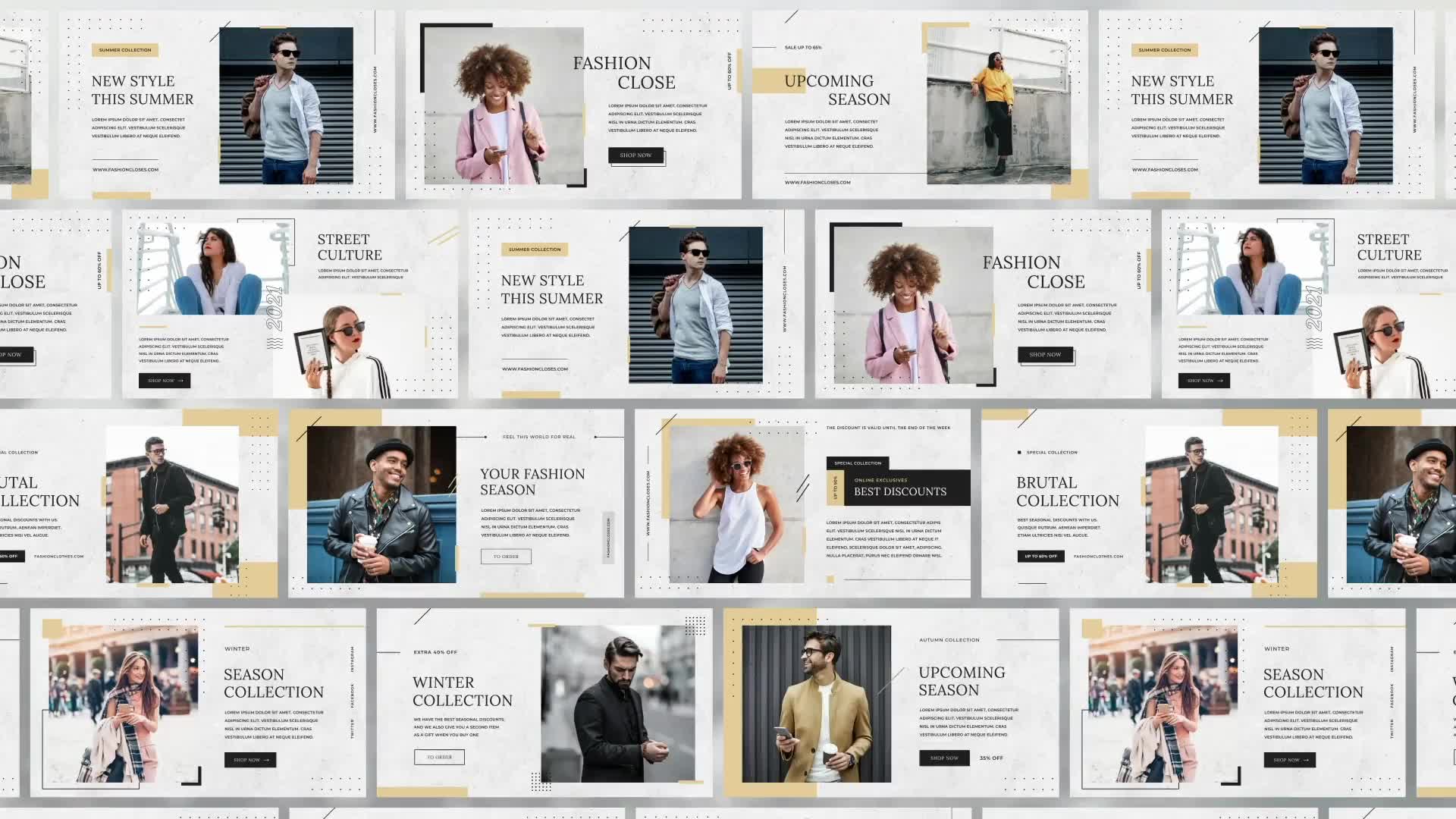 Fashion E commerce Slides Videohive 32633619 After Effects Image 2