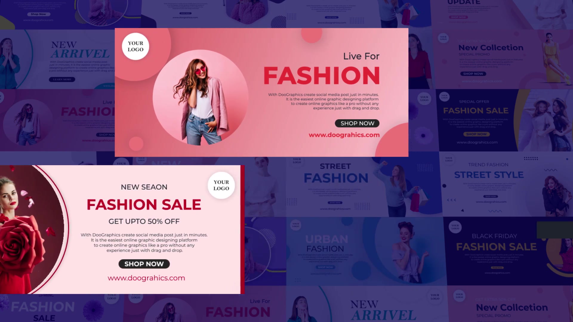 Fashion Facebook Cover Pack Videohive 32209874 After Effects Image 5