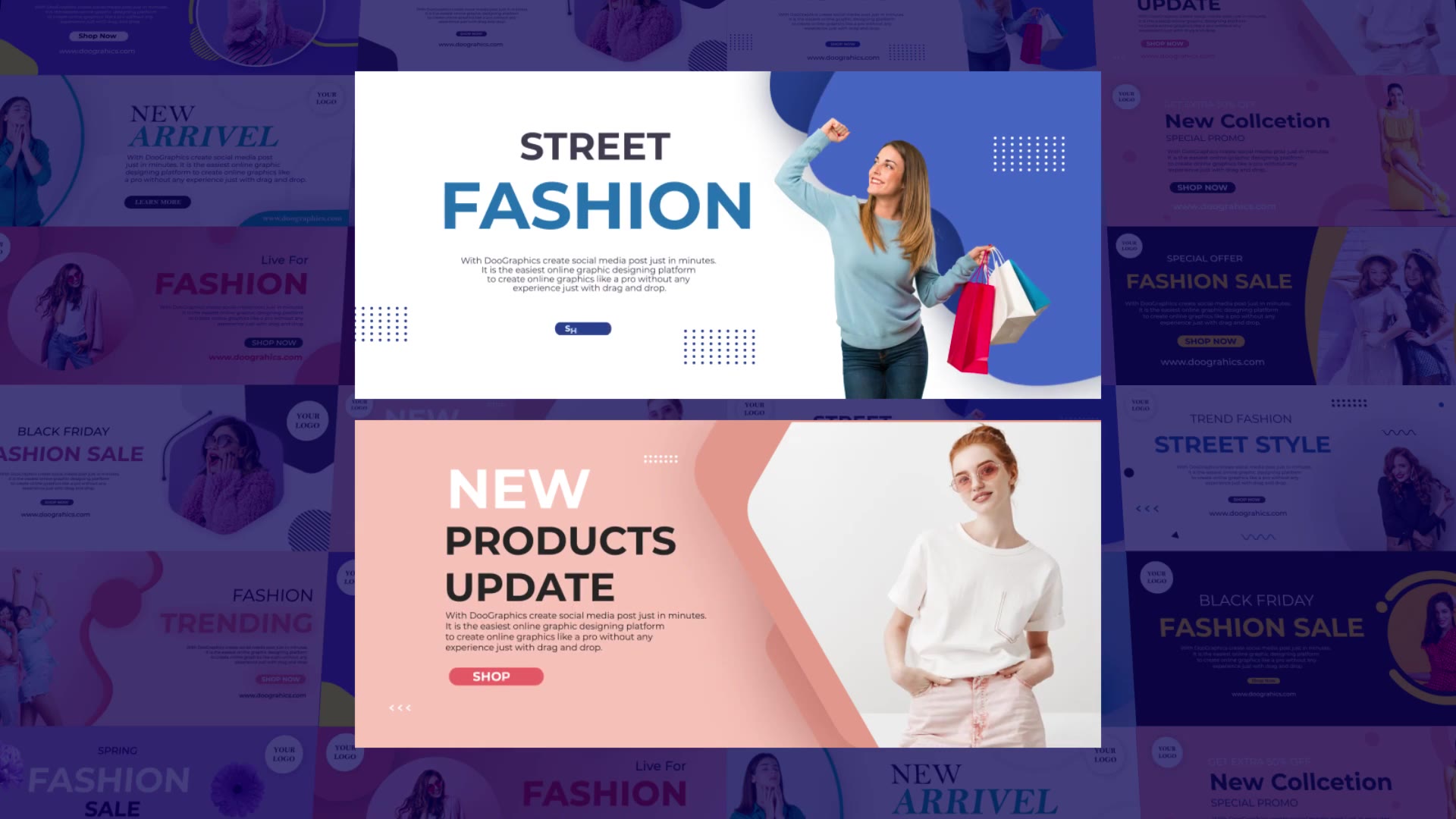 Fashion Facebook Cover Pack Videohive 32209874 After Effects Image 8