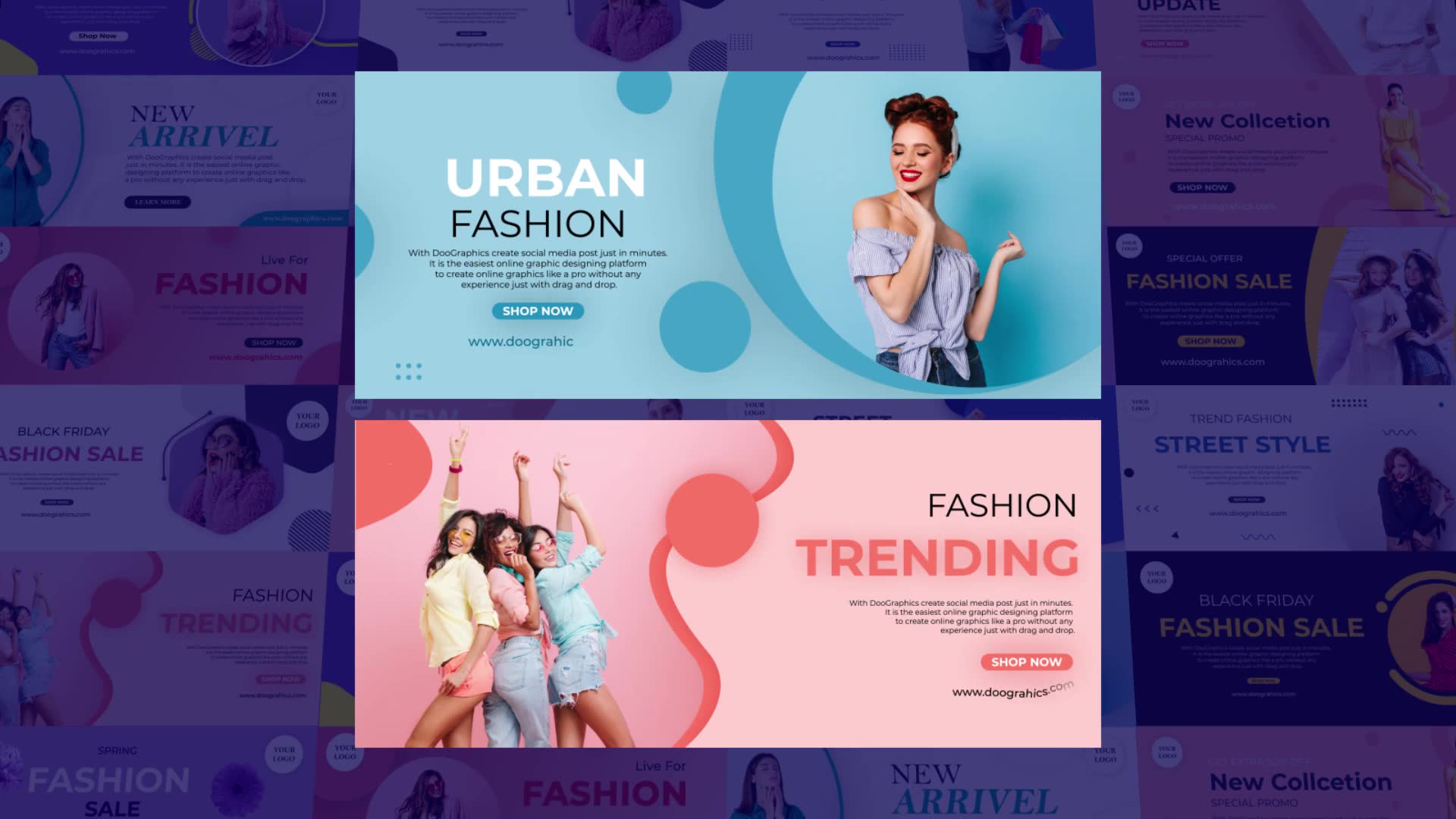 Fashion Facebook Cover Pack Videohive 32209874 After Effects Image 9