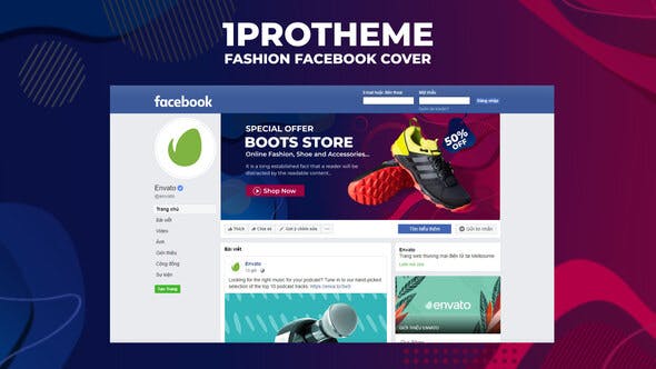 Fashion Facebook Cover V06 - Videohive 27455866 Download