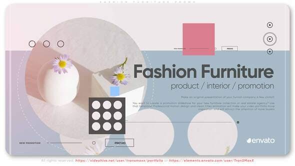 Fashion Furniture Promo - Videohive 32461446 Download