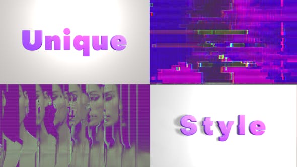 Fashion Glitch Opener - 25389629 Videohive Download