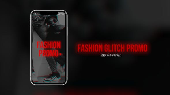 Fashion Glitch Promo (Vertical) - Videohive 23889283 Download