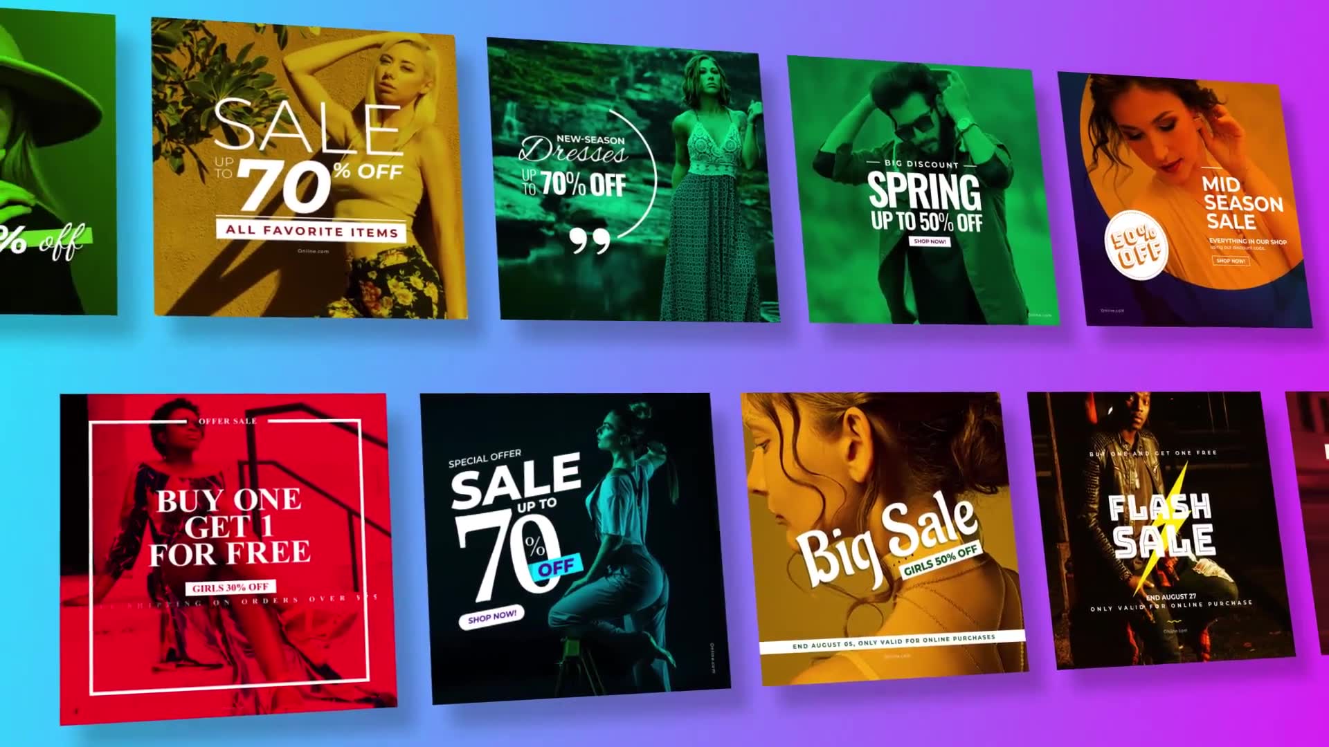 Fashion Instagram Post Videohive 29687179 After Effects Image 2