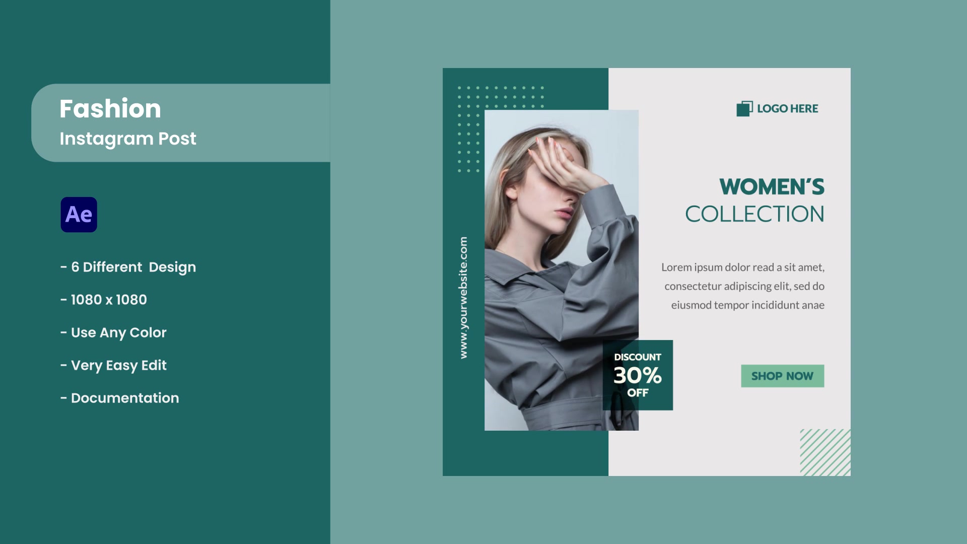 Fashion Instagram Post Videohive 34812261 After Effects Image 10