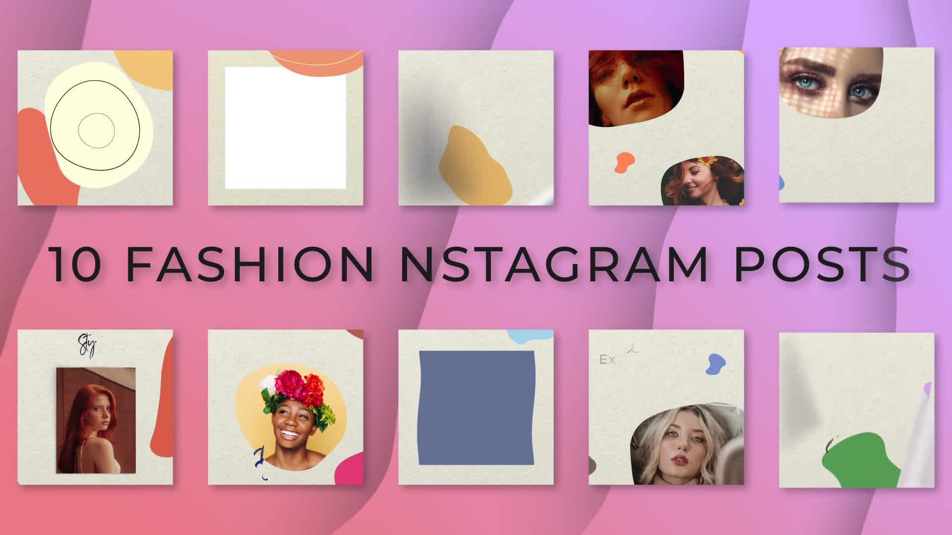 Fashion Instagram Posts Videohive 31602502 After Effects Image 1