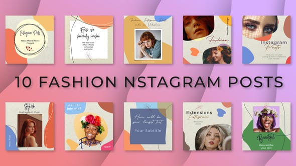 Fashion Instagram Posts - Videohive 31602502 Download