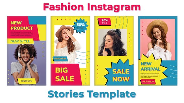 Fashion Instagram Stories Template - Videohive Download 33051865