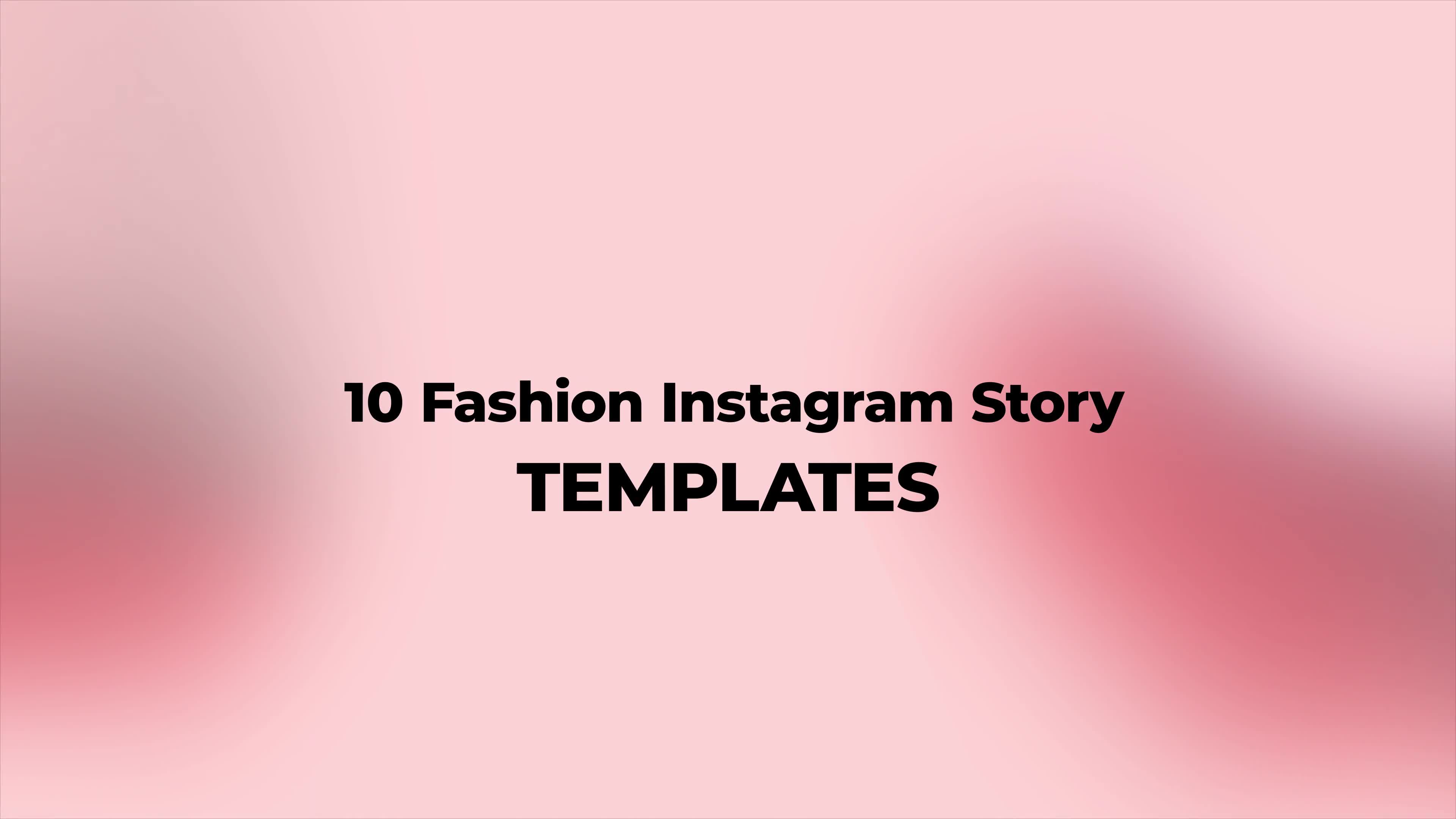 Fashion Instagram Story After Effect Template Pack Videohive 33026380 After Effects Image 1