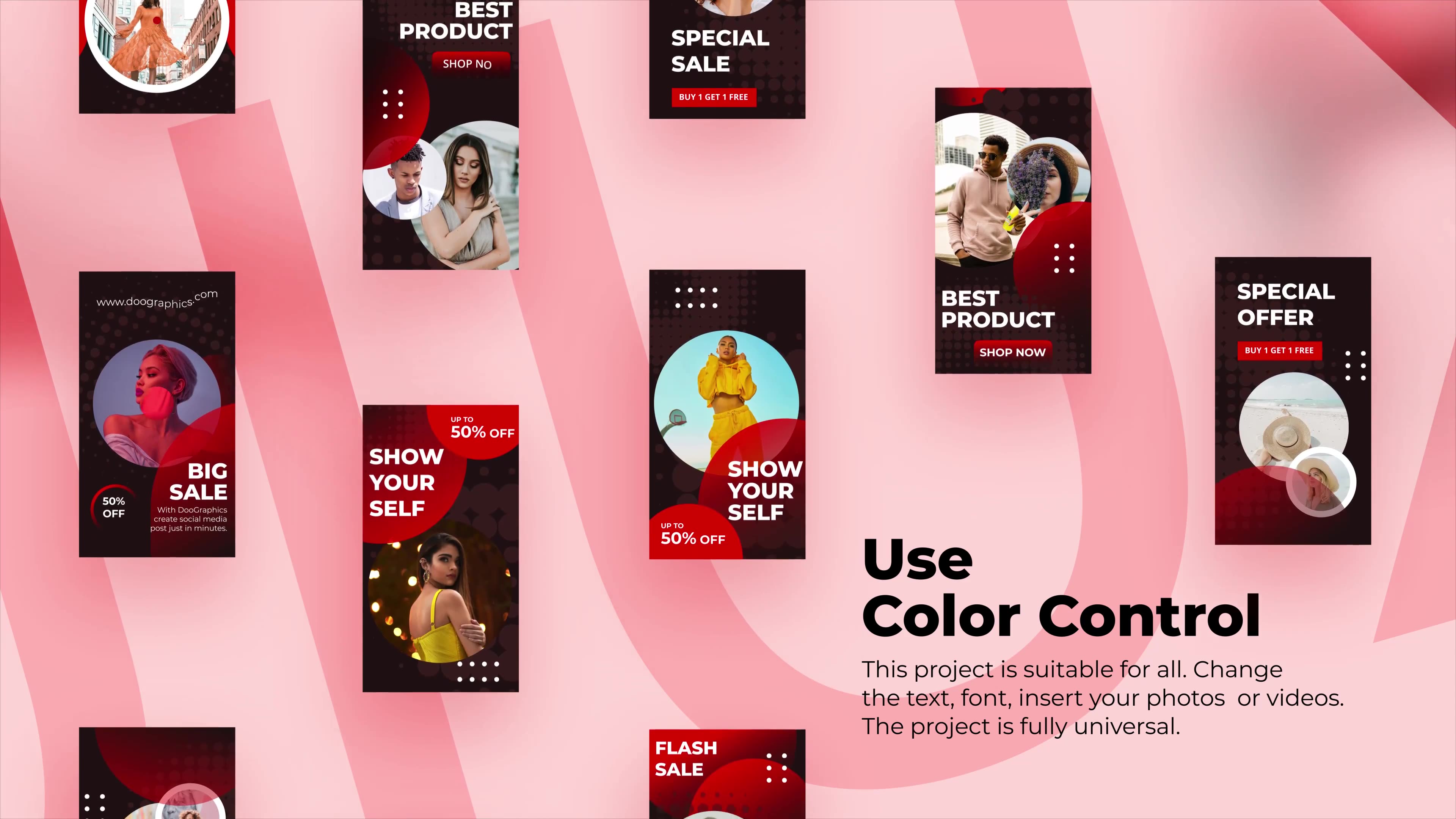 Fashion Instagram Story After Effect Template Pack Videohive 33026380 After Effects Image 4