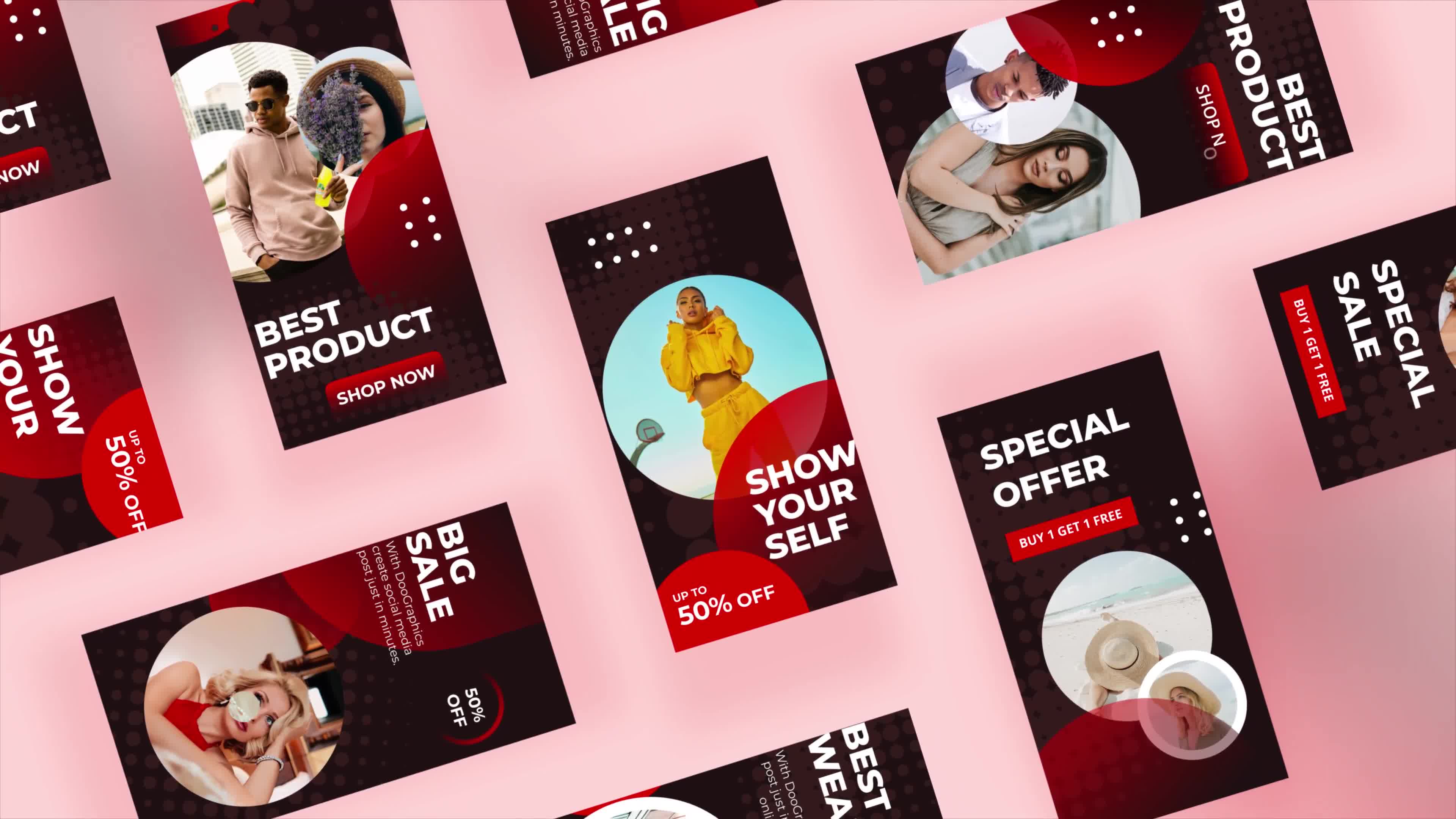 Fashion Instagram Story After Effect Template Pack Videohive 33026380 After Effects Image 9