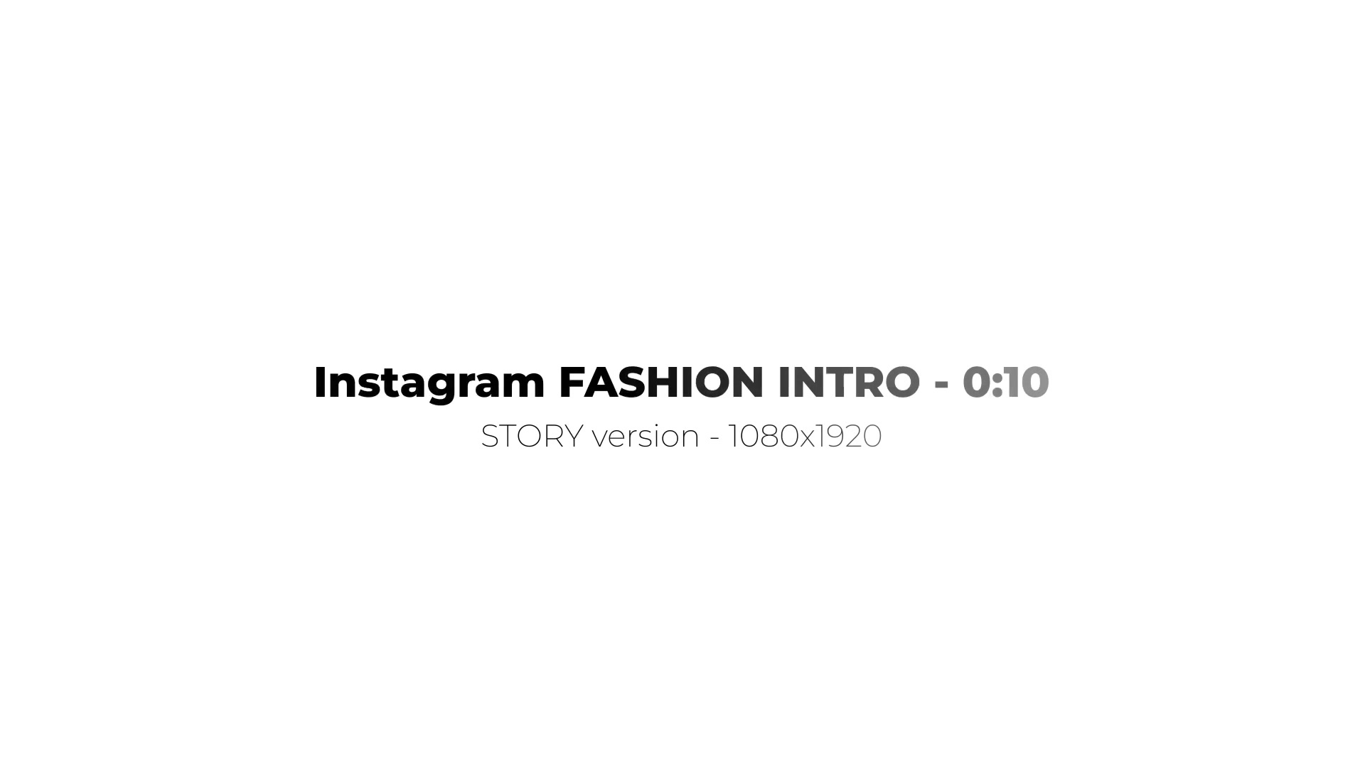 Fashion Intro Instagram Story Videohive 39503599 After Effects Image 2