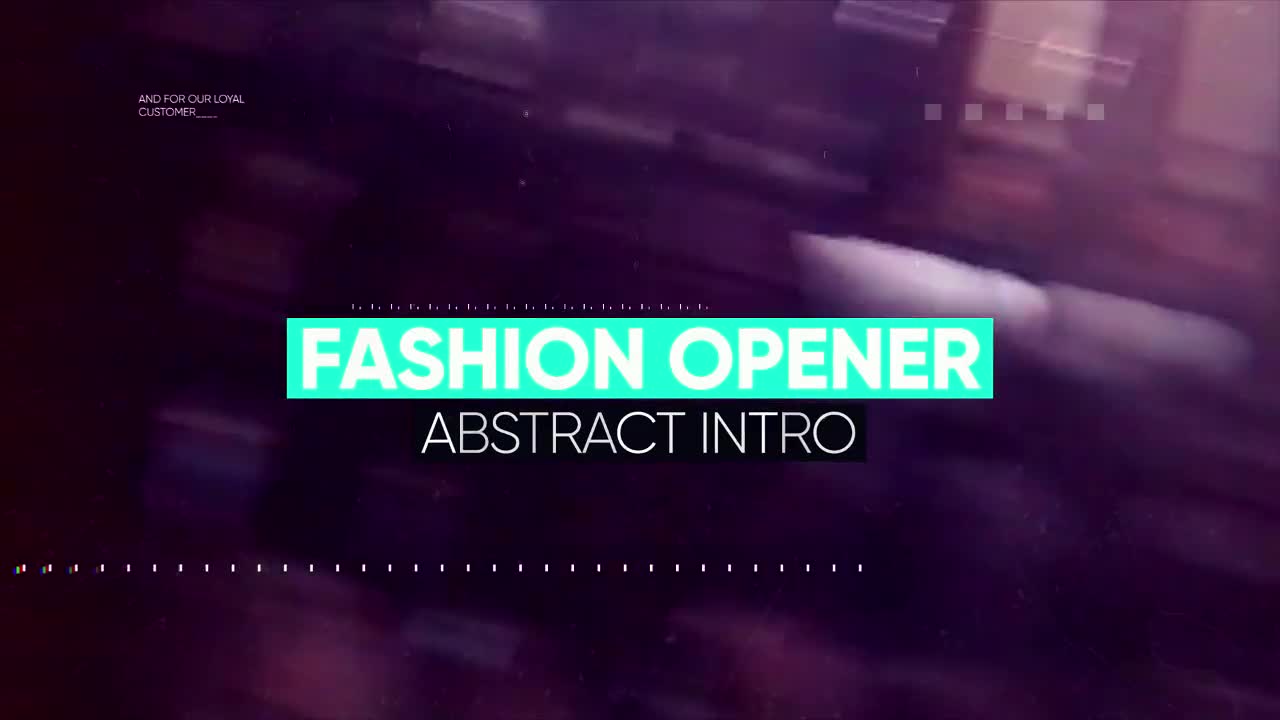 Fashion Logo Opener Videohive 21638097 After Effects Image 1