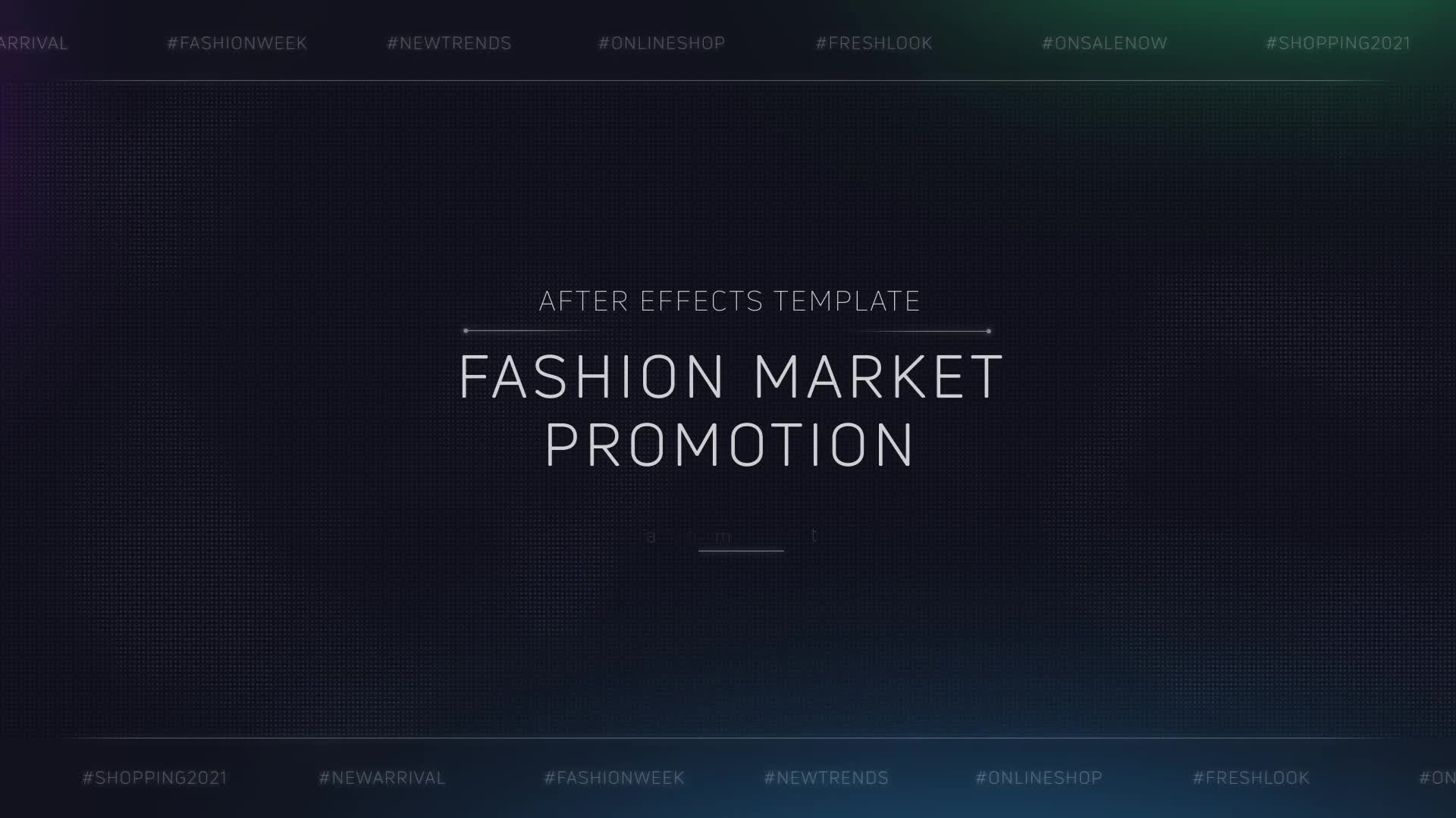 Fashion Market Promotion Videohive 30818822 After Effects Image 1