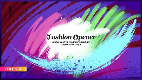 Fashion Opener/ Slideshow/ Marketing/ Beauty Blog/ Hand Drawing/ Brush/ Instagram/ Youtube Promo TV - Download Videohive 34933735