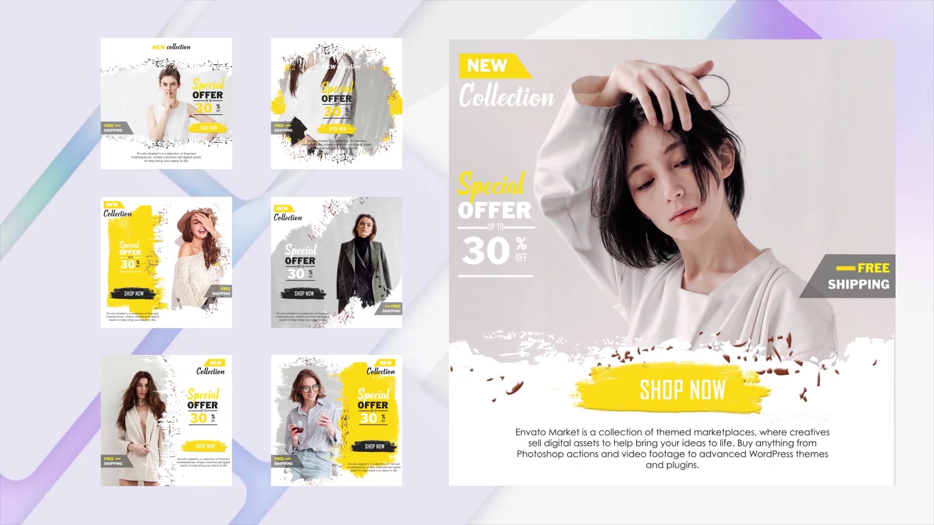 Fashion Promo Instagram Post & Stories Mogrt Videohive 36378209 Premiere Pro Image 5