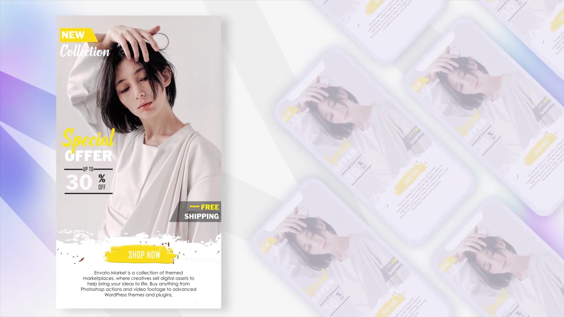 Fashion Promo Instagram Post & Stories Mogrt Videohive 36378209 Premiere Pro Image 6