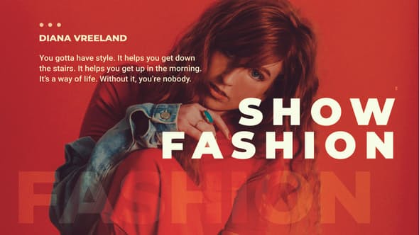 Fashion Promo Slideshow - Download Videohive 23320620
