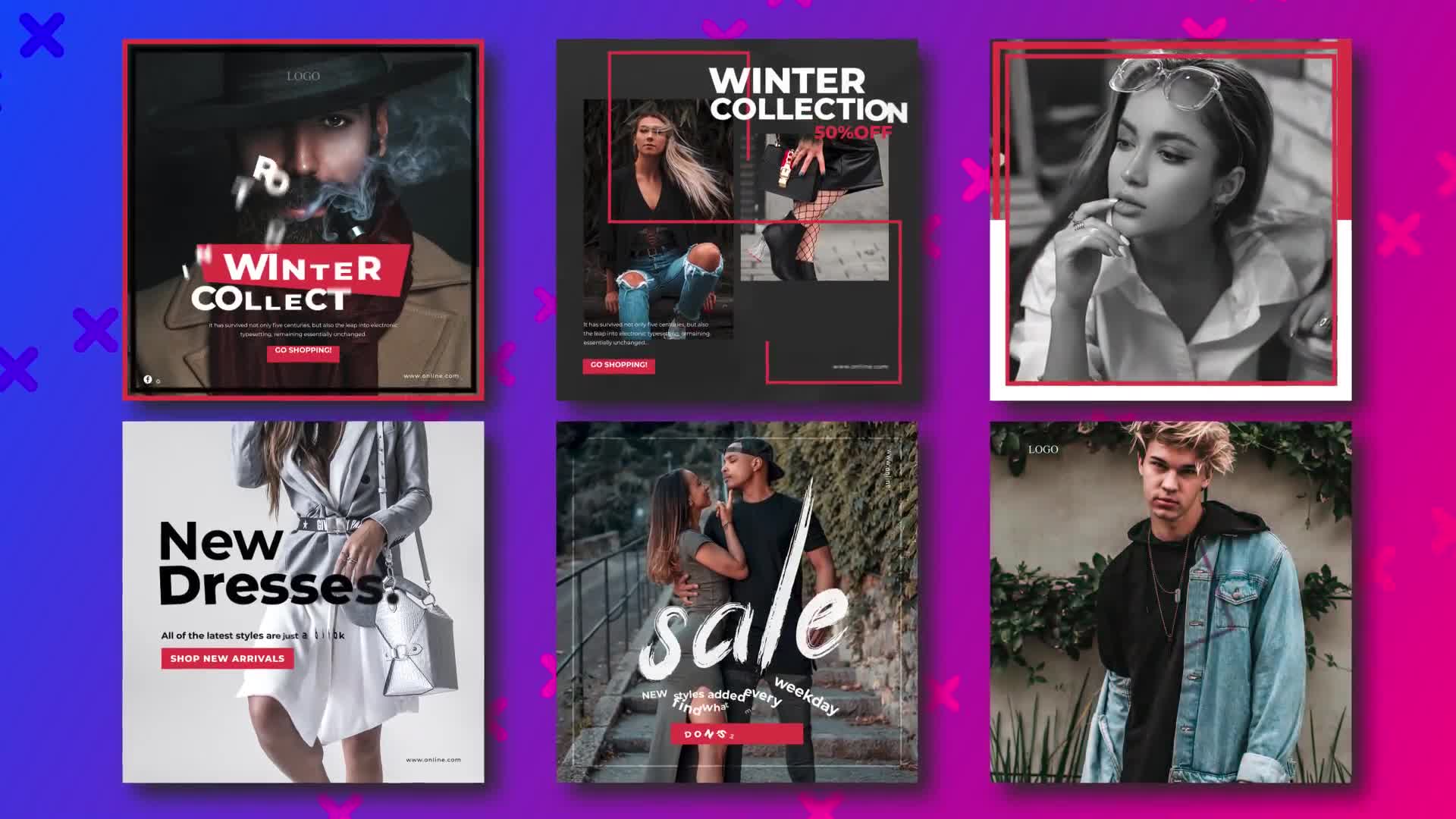 Fashion Promo Socail Post V37 Videohive 30743810 After Effects Image 1
