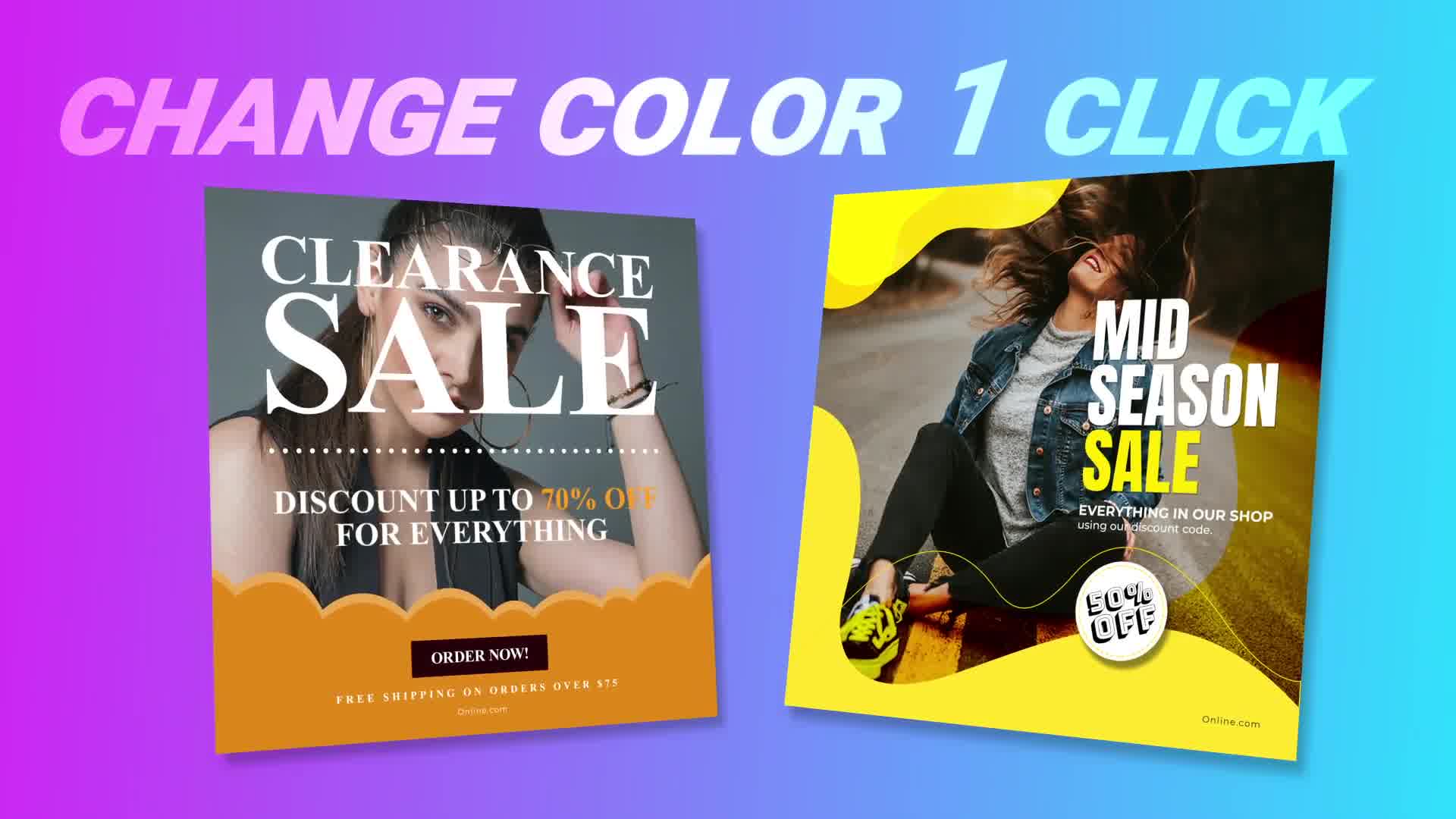 Fashion Promo Social Post V31 Videohive 29621465 After Effects Image 11