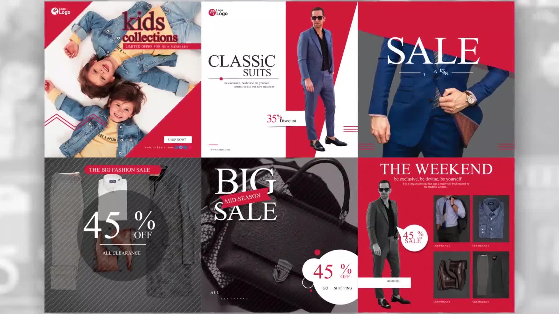 Fashion Promo Social Post Videohive 30384305 After Effects Image 1