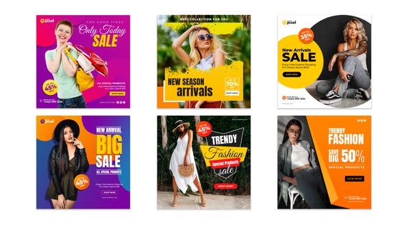 Fashion Promotion Social Post - Videohive 30004641 Download
