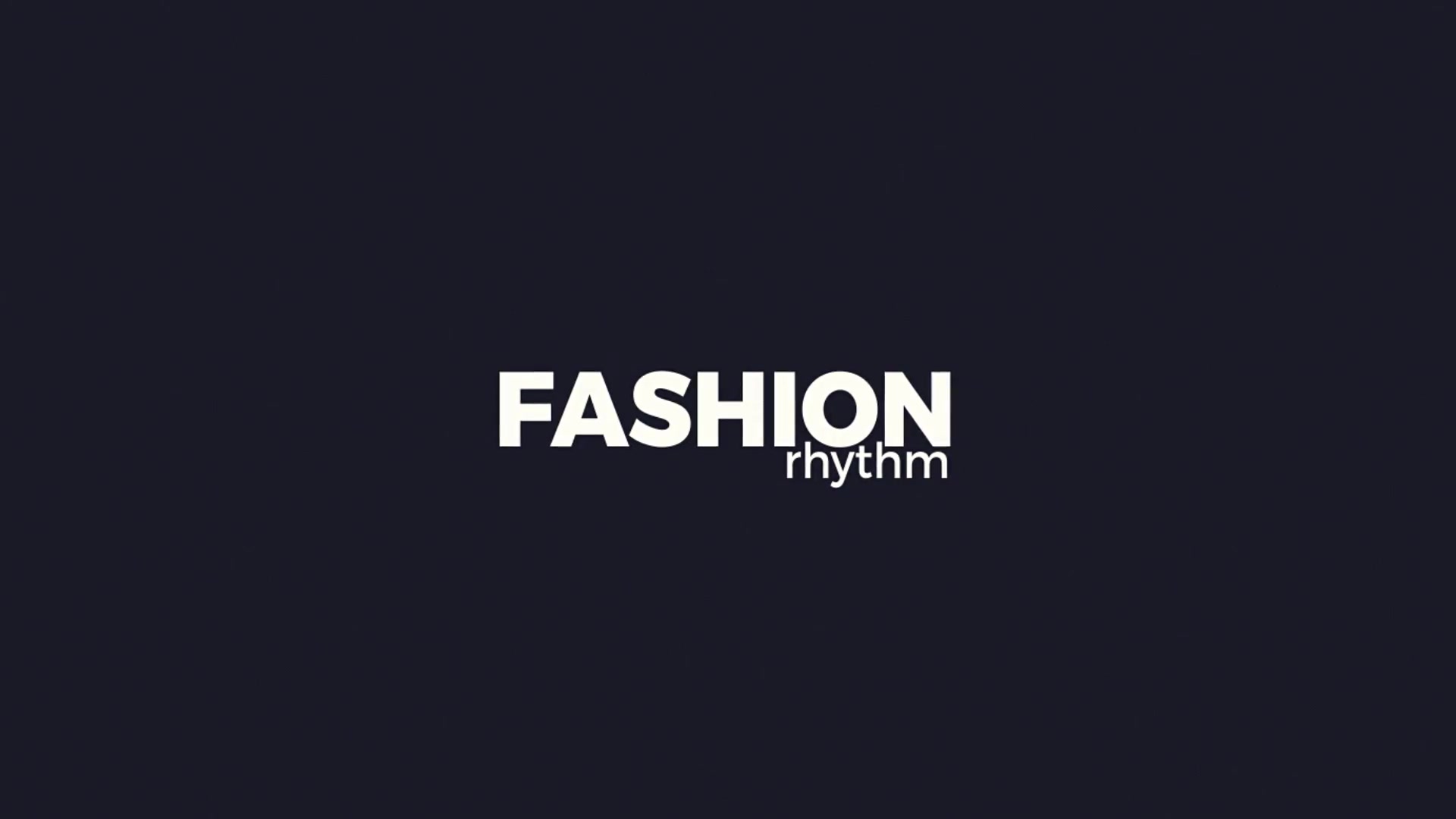 Fashion Rhythm Intro - Download Videohive 19799154