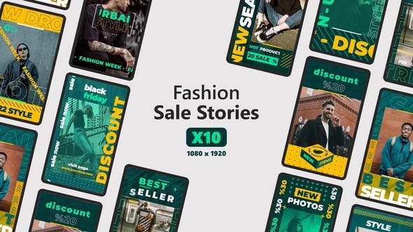 Fashion Sale Stories - 36624762 Download Videohive