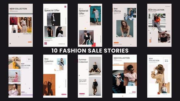 Fashion Sale Stories - 36640953 Download Videohive