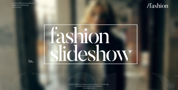 Fashion Slideshow - Download Videohive 15763308